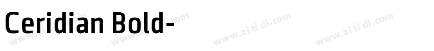 Ceridian Bold字体转换